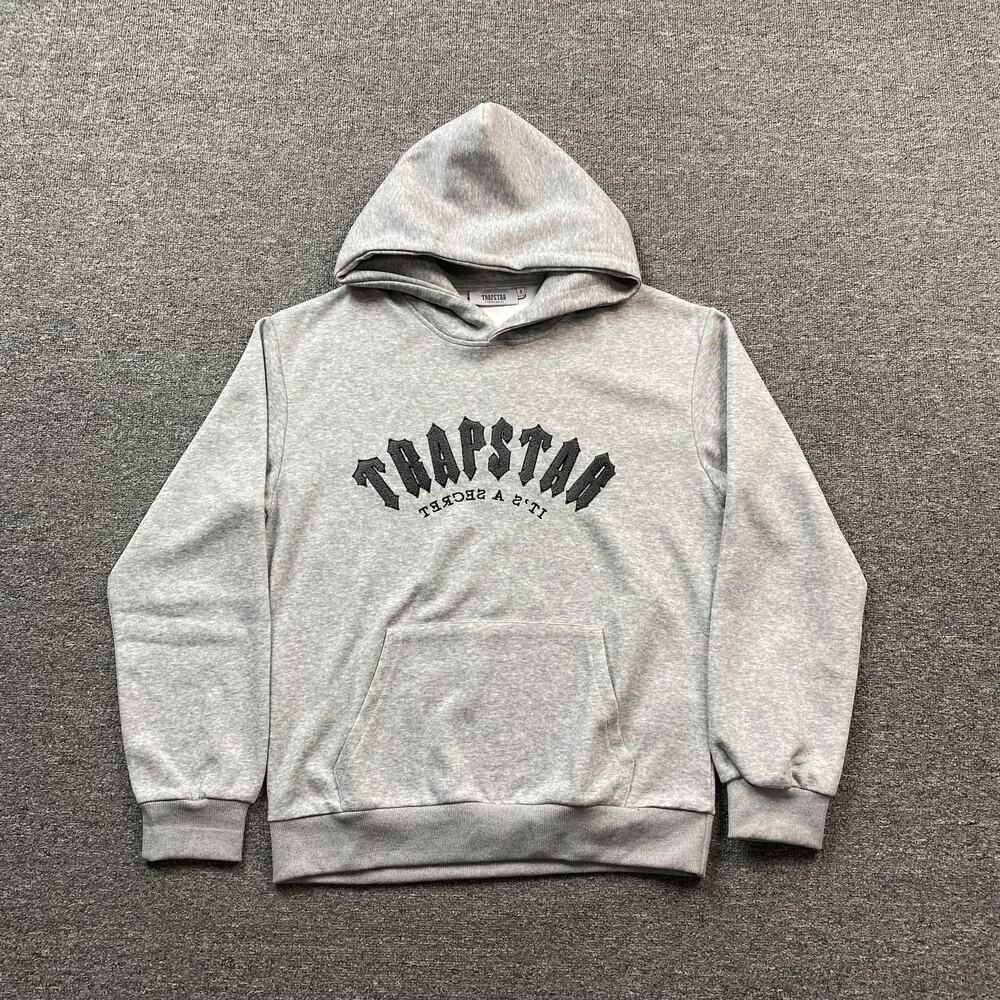 Trapstar Men's Gray Hoodie